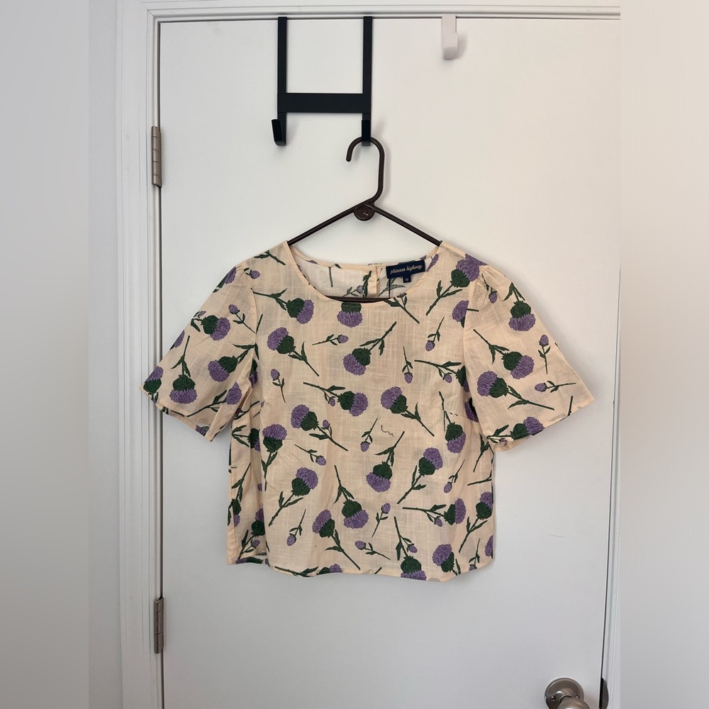 Thistle Print Cotton Shirt